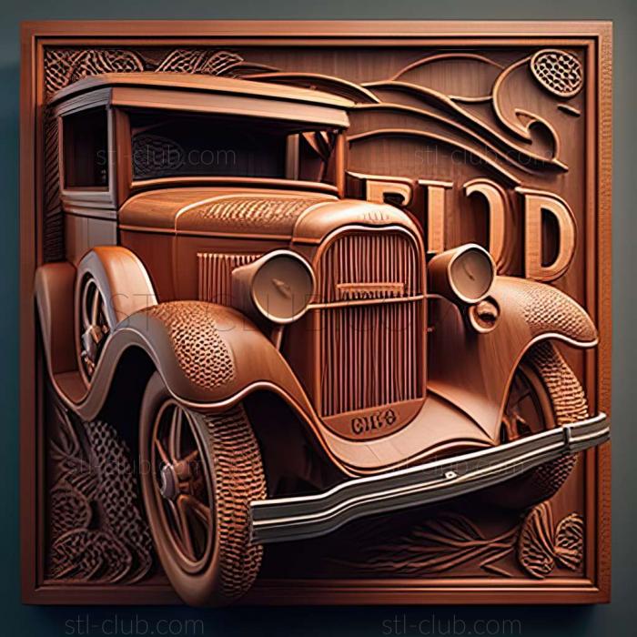 3D мадэль Ford Model B 1932 (STL)